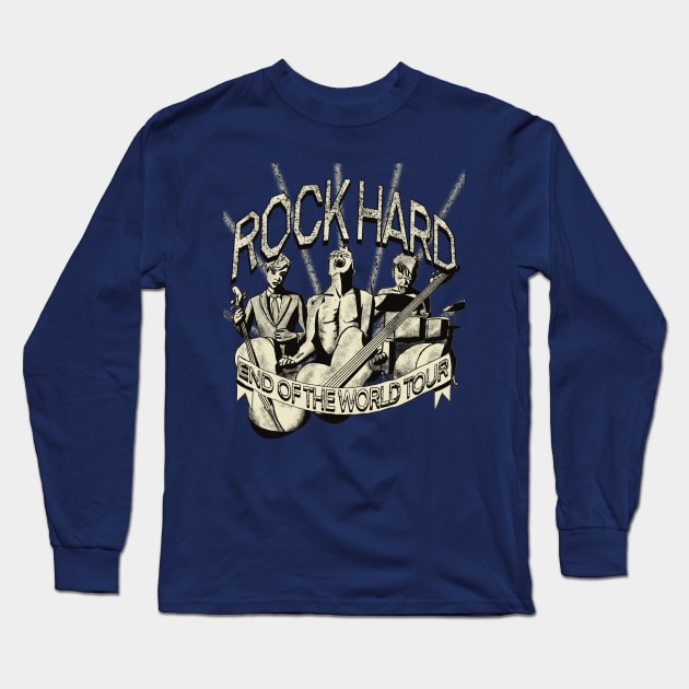 ROCK HARD - Band Tee Long Sleeve T-Shirt by BenIrelandBooks